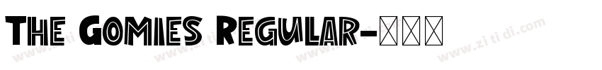 The Gomies Regular字体转换